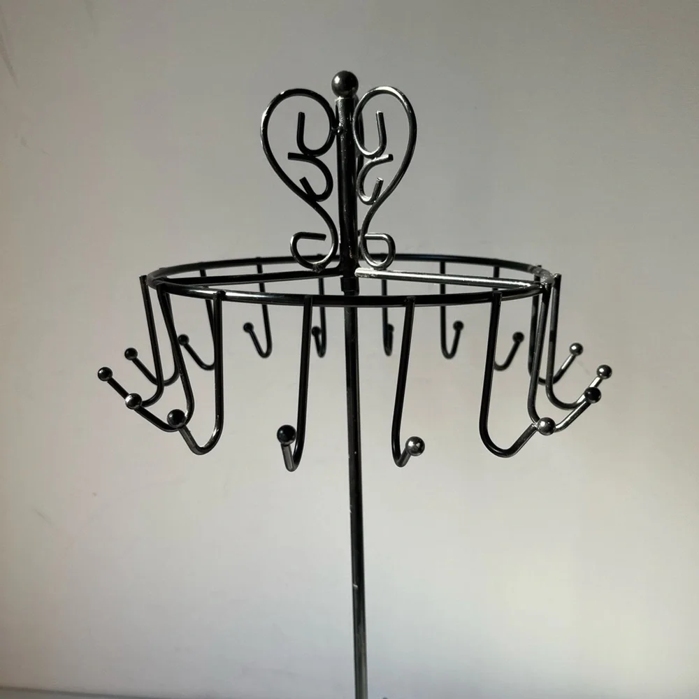 Metal jewelry holder,rotating jewelry holder